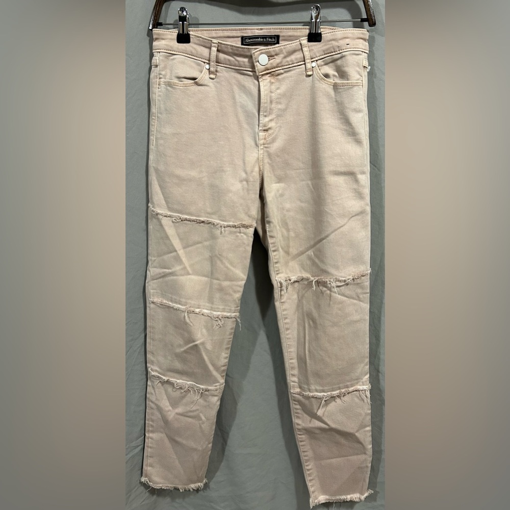 Abercrombie & Fitch Light Beige Pants
